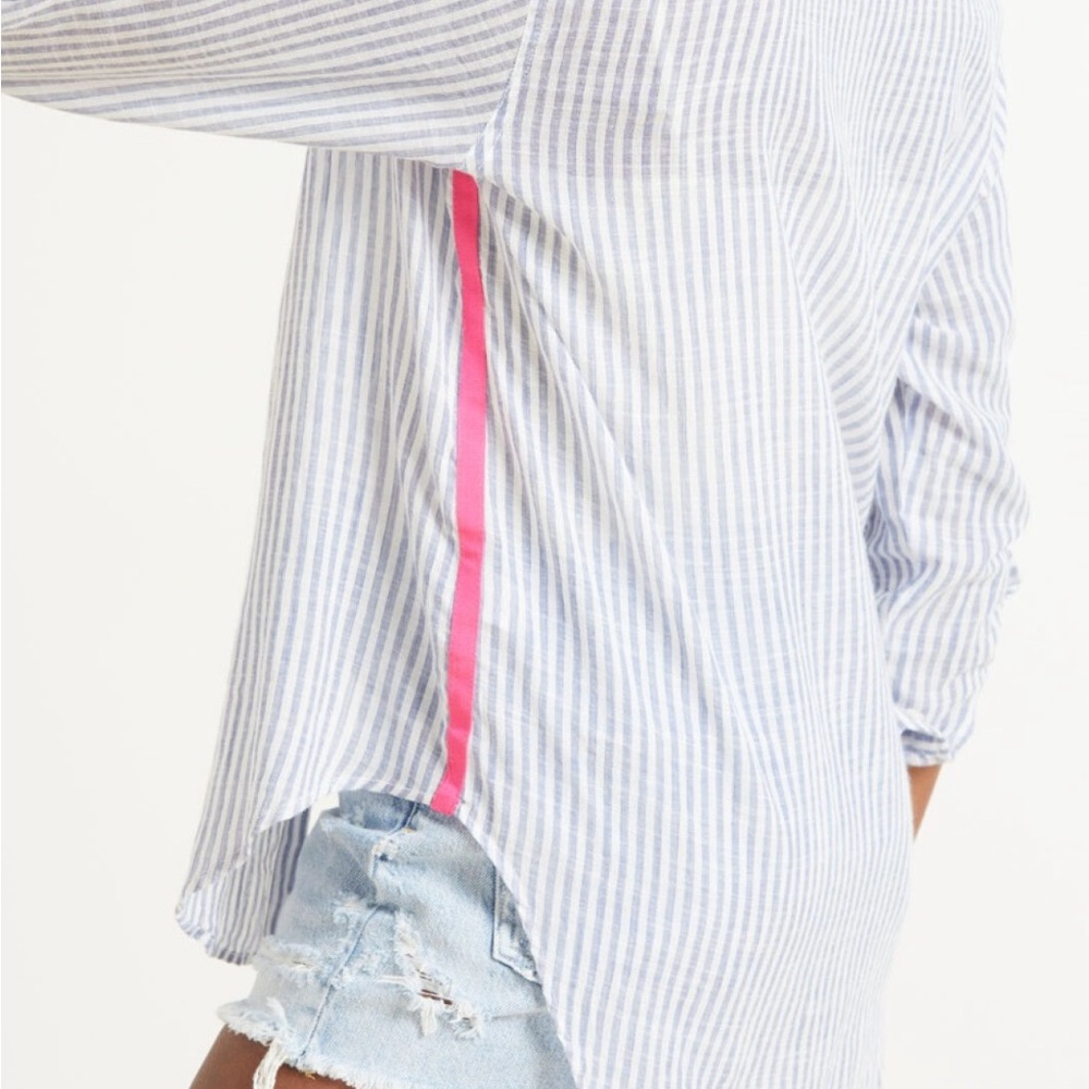 NWT Sundry Pop Stripe button down